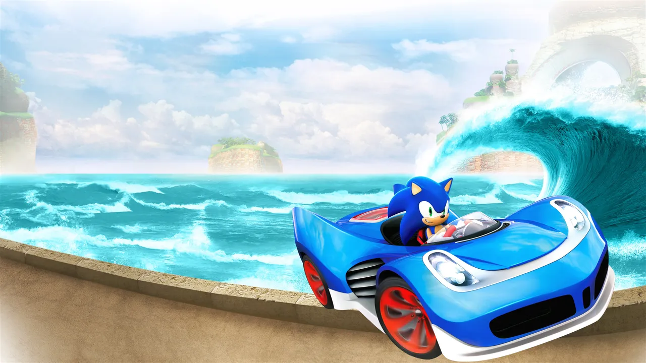 Backdrop artwork for Sonic & All-Stars Racing Transformed
