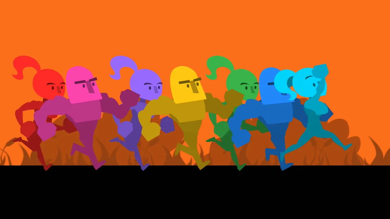 Backdrop artwork for Runbow Deluxe Edition