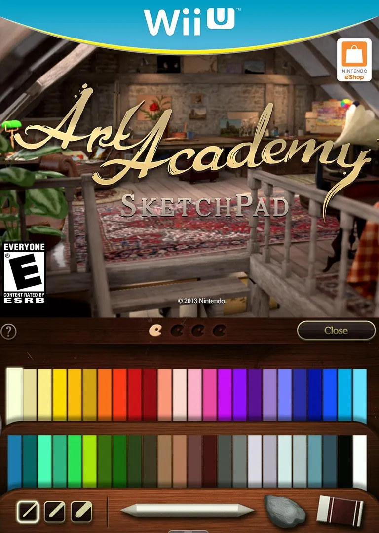Backdrop artwork for Art Academy: SketchPad