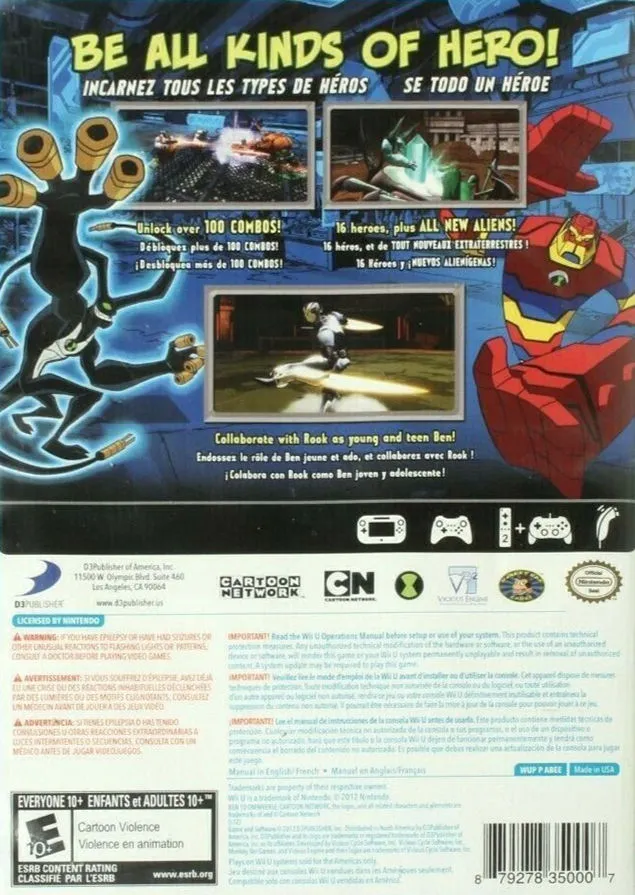 Ben 10: Omniverse box back