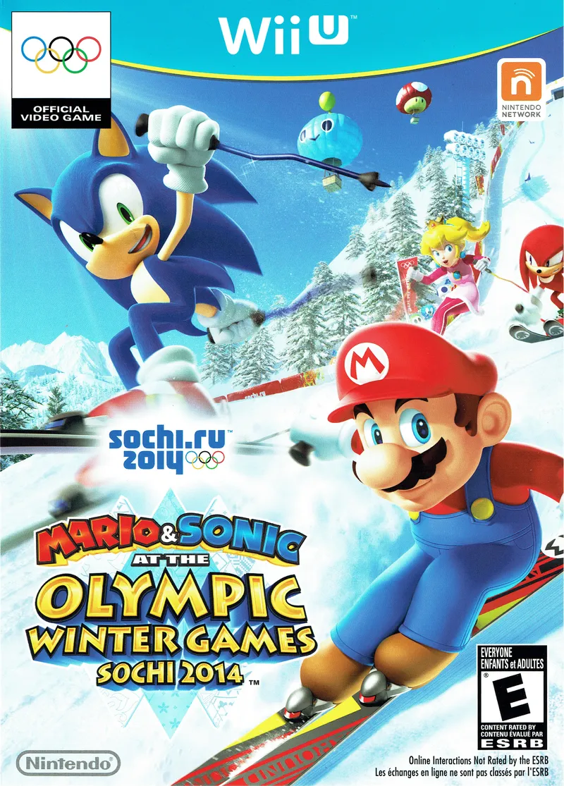 Mario & Sonic at the Sochi 2014 Olympic Winter Games box art
