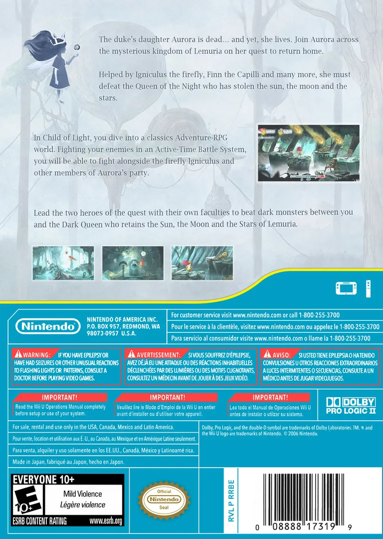 Child of Light box back