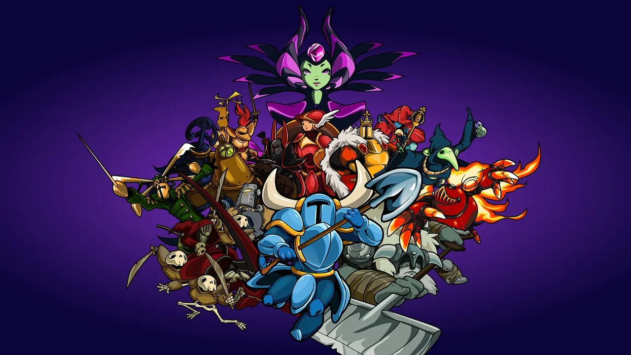 Backdrop artwork for Shovel Knight