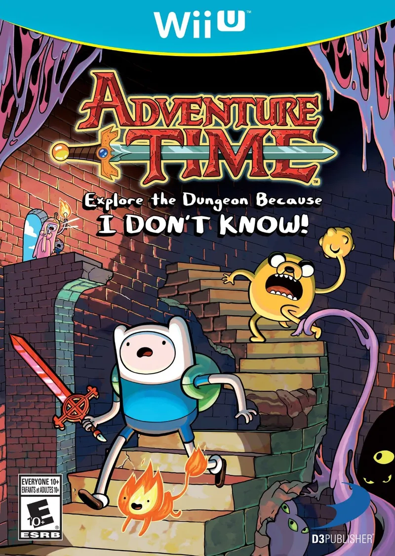 Adventure Time: Explore The Dungeon Because I Don't Know! cover art for Nintendo Wii U