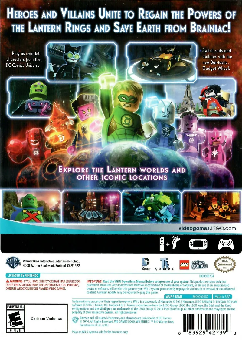 LEGO Batman 3: Beyond Gotham box back