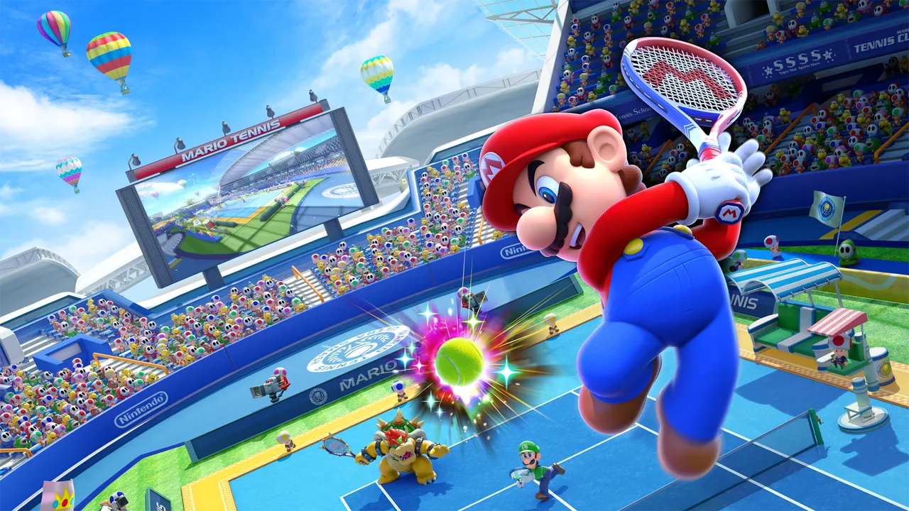 Backdrop artwork for Mario Tennis: Ultra Smash