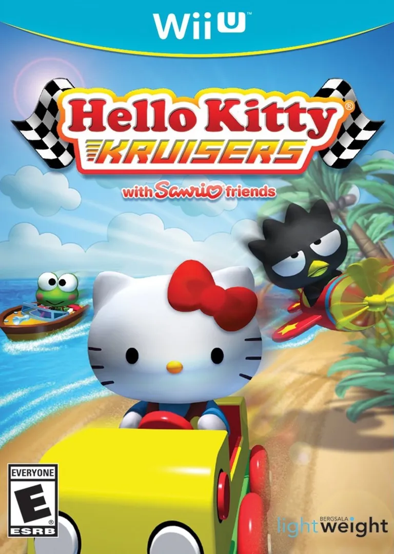 Backdrop artwork for Hello Kitty Kruisers with Sanrio Friends