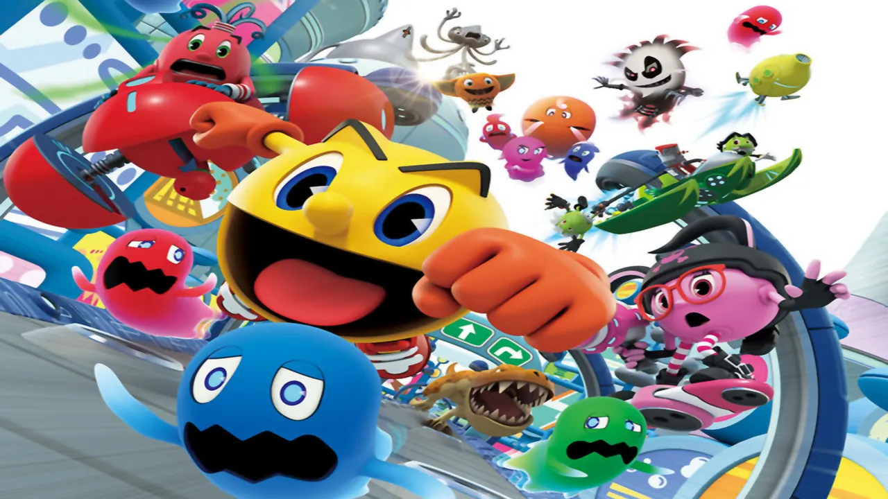 Backdrop artwork for PAC-MAN and the Ghostly Adventures 2