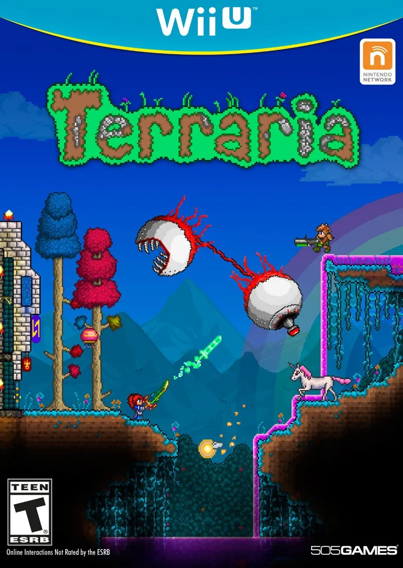 Backdrop artwork for Terraria