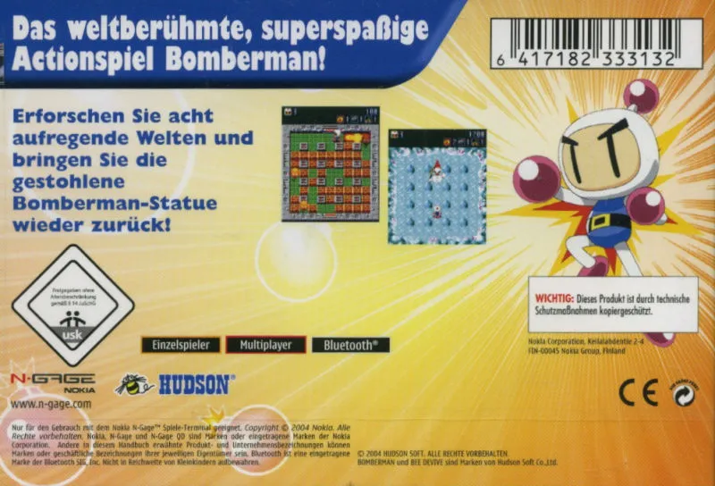 Bomberman box back