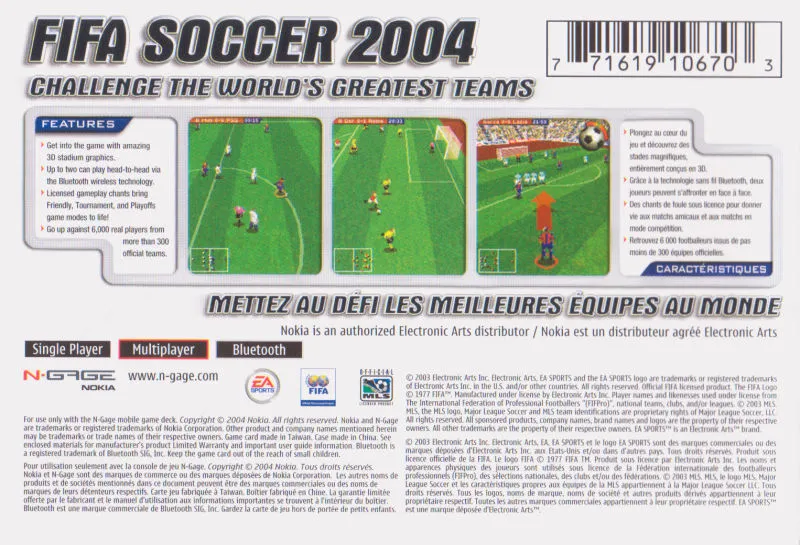 FIFA Football 2004 box back