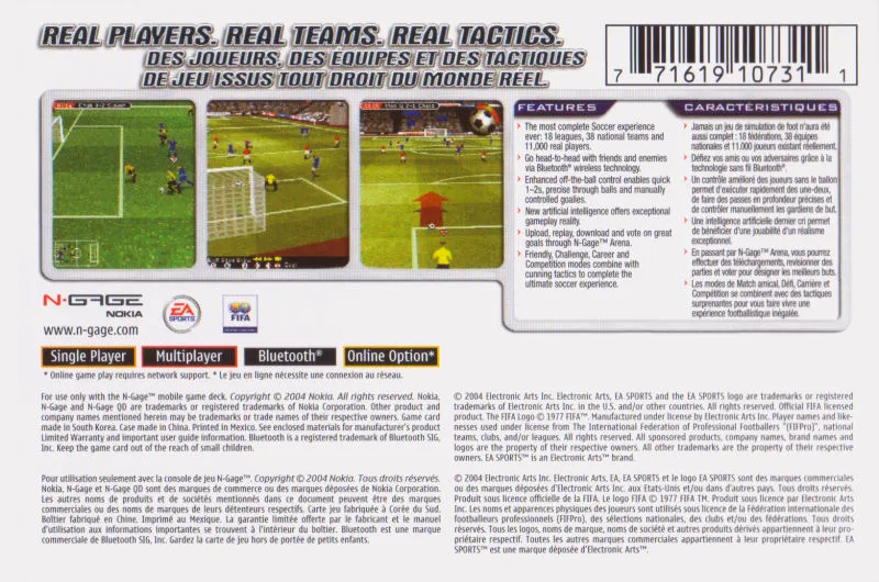 FIFA Football 2005 box back