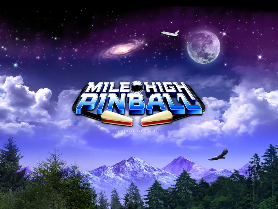 Backdrop artwork for Mile High Pinball