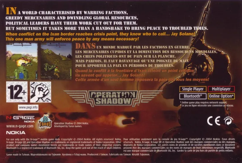 Operation Shadow box back