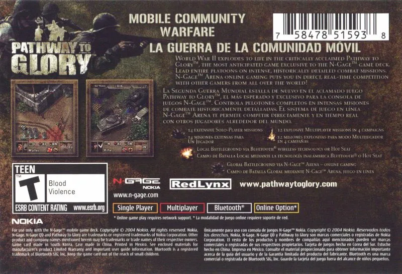 Pathway to Glory box back