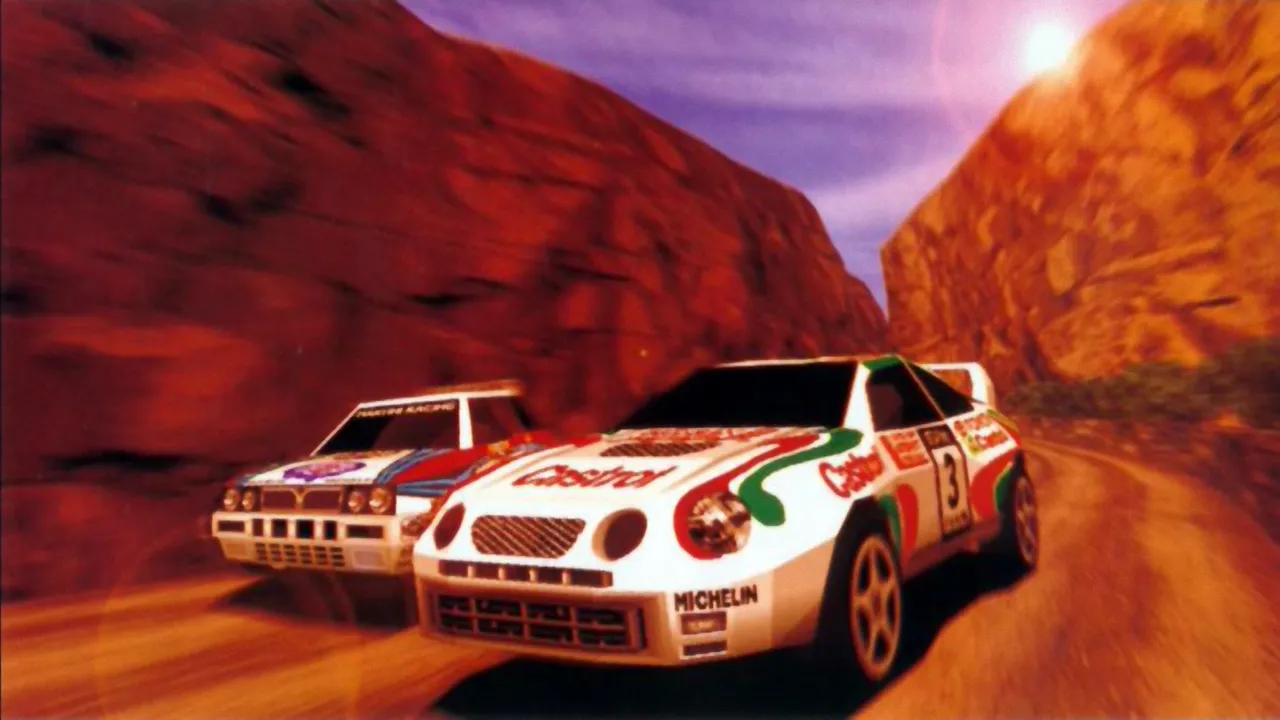 Backdrop artwork for Sega Rally Championship