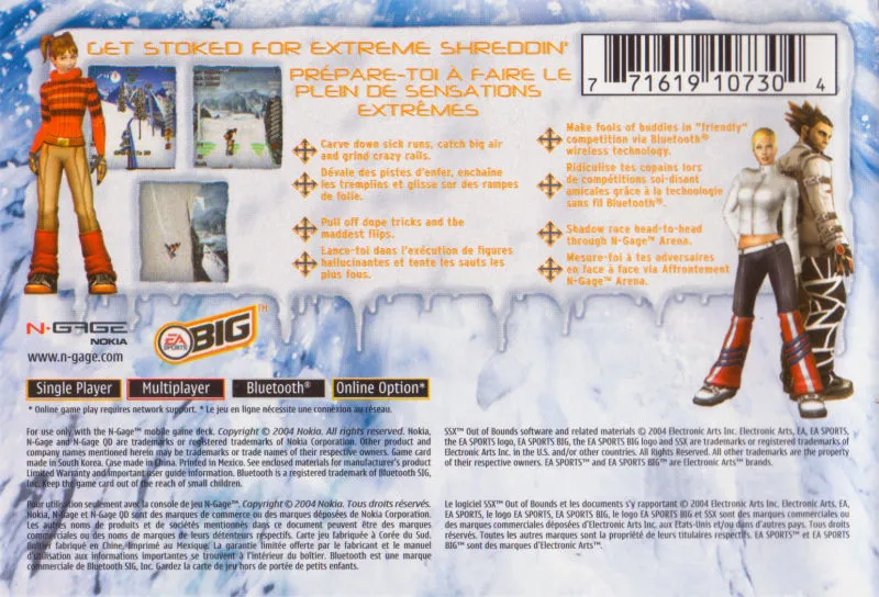 SSX: Out of Bounds box back