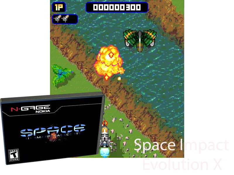 Backdrop artwork for Space Impact Evolution X