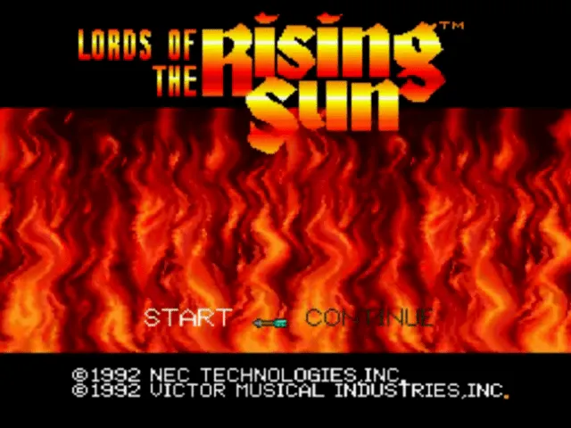 Backdrop artwork for Lords of the Rising Sun