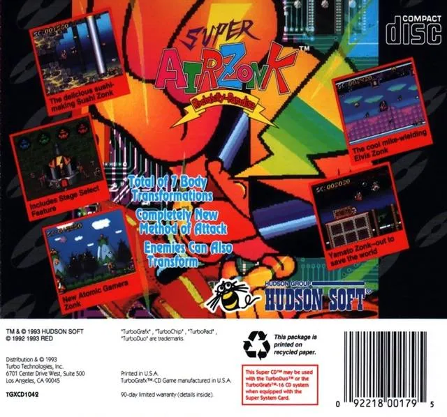 Super Air Zonk box back