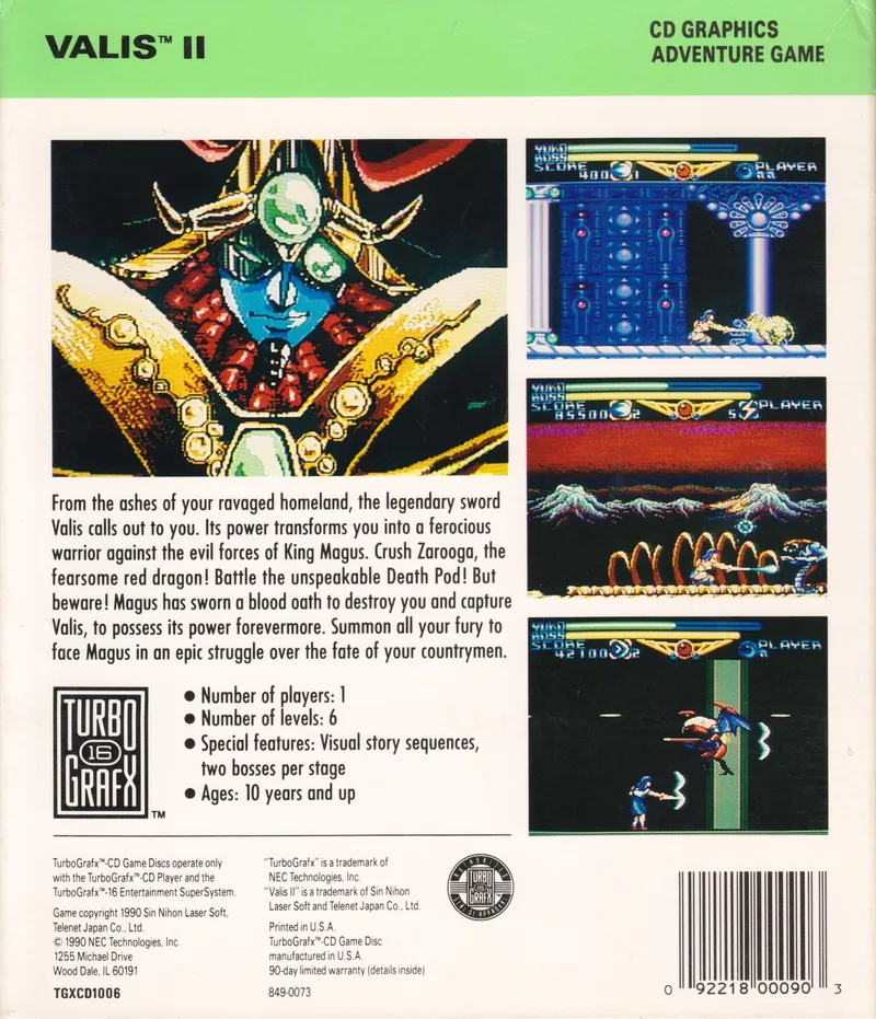 Valis II box back