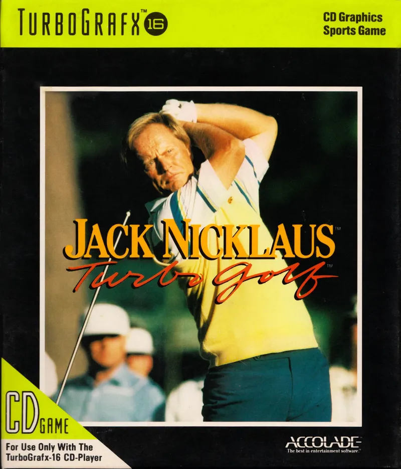 Jack Nicklaus: Turbo Golf box art
