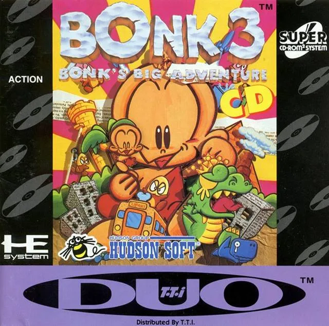 Bonk 3: Bonk's Big Adventure box art