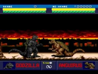 Backdrop artwork for Godzilla Bakutou Retsuden