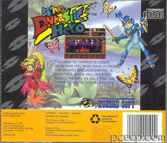 The Dynastic Hero box back