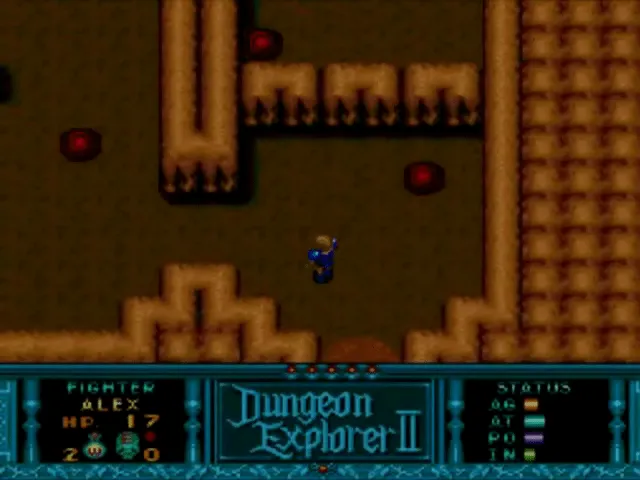 Backdrop artwork for Dungeon Explorer II