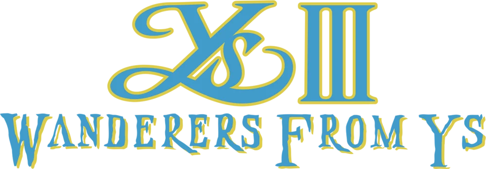 Ys III: Wanderers from Ys logo