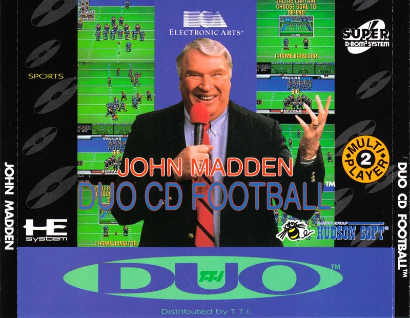 John Madden: Duo CD Football box art