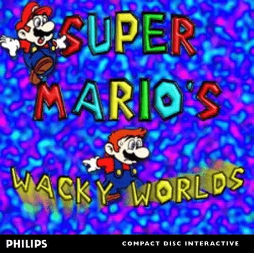 Super Mario's Wacky Worlds box art