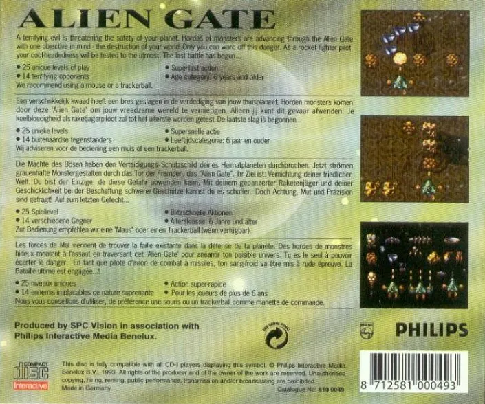 Alien Gate box back