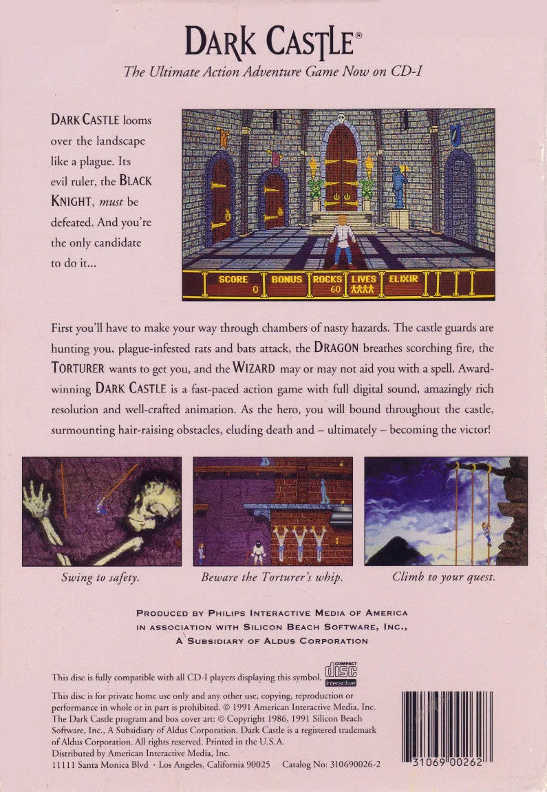 Dark Castle box back