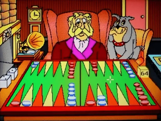 Backdrop artwork for Backgammon