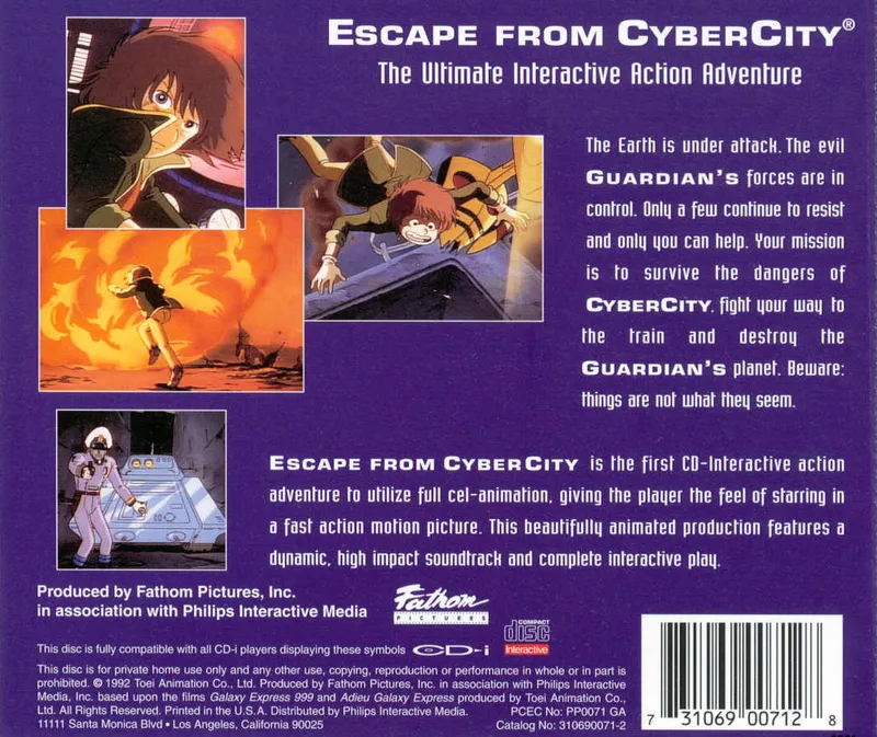 Escape from Cyber City box back