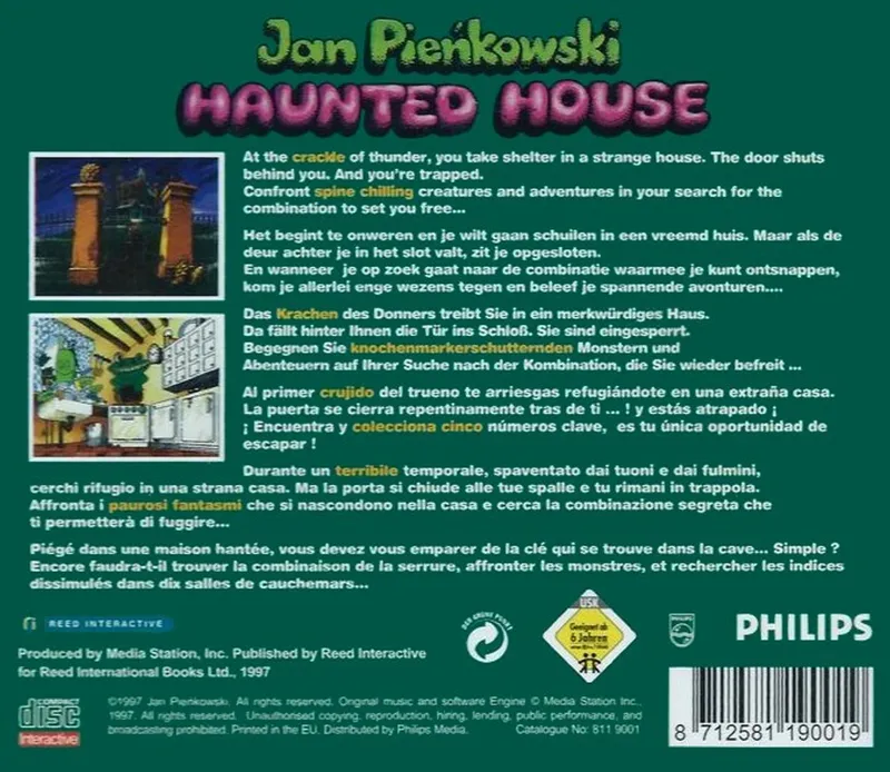 Jan Pienkowski: Haunted House box back