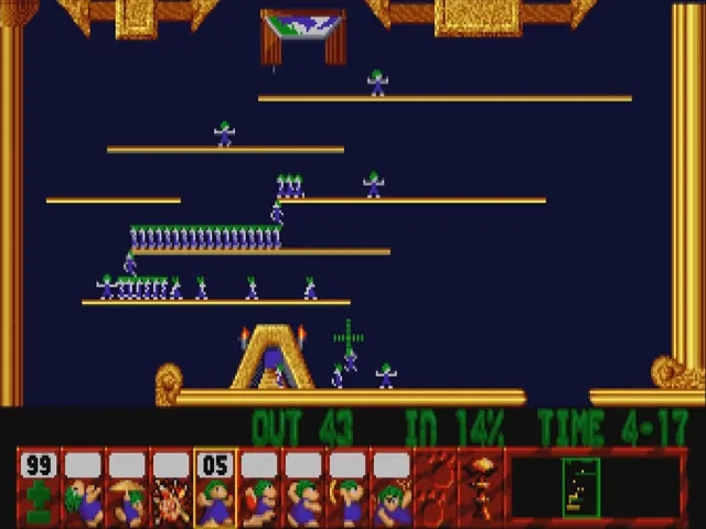 Lemmings screenshot