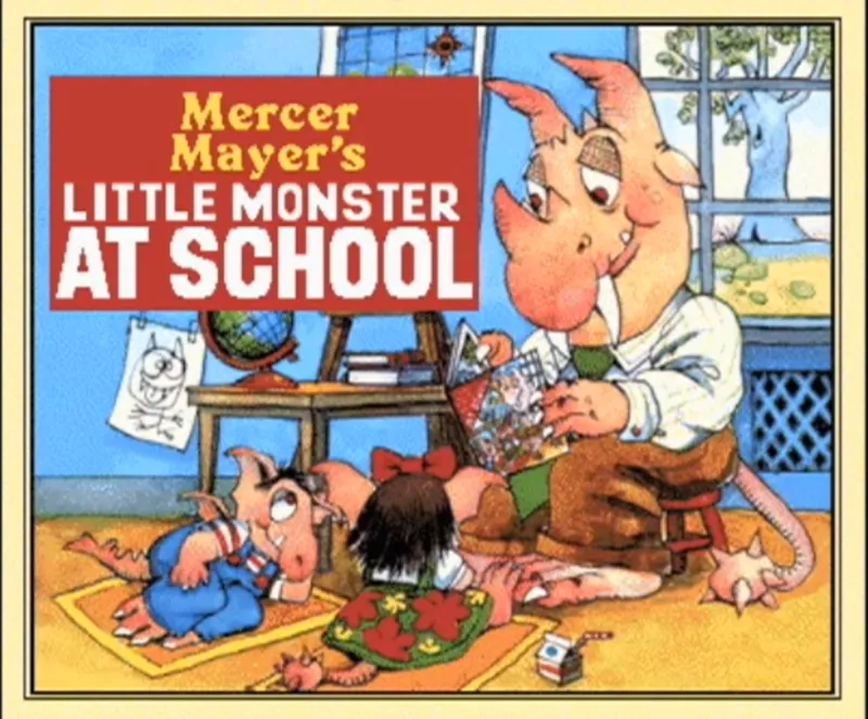 Backdrop artwork for Mercer Mayer's Little Monster at School