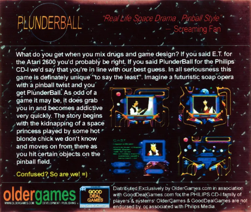 Plunderball box back