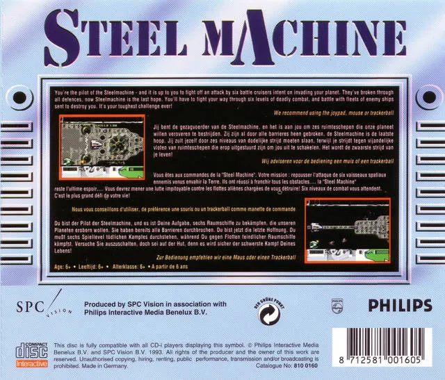 Steel Machine box back