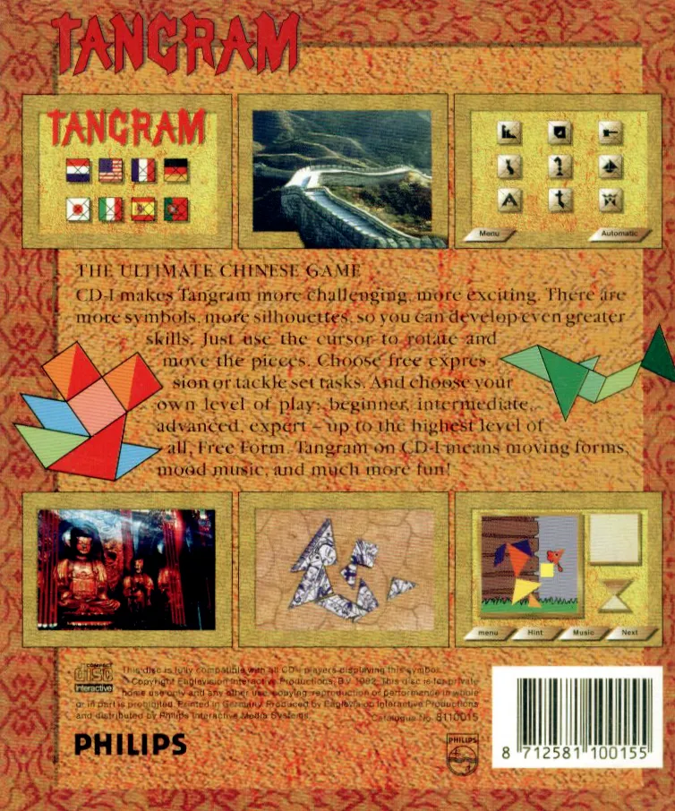 Tangram: The Ultimate Chinese Game box back