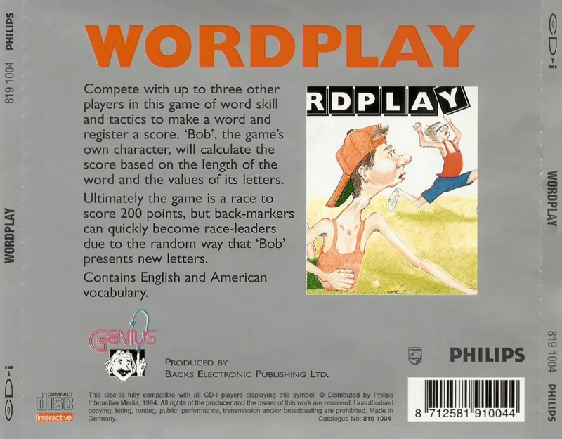 Wordplay box back