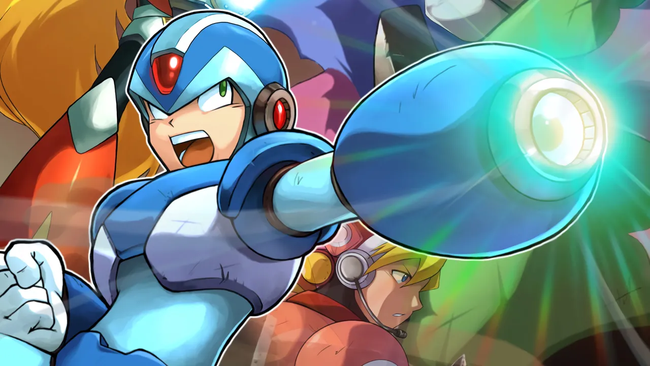 Backdrop artwork for Mega Man X Collection