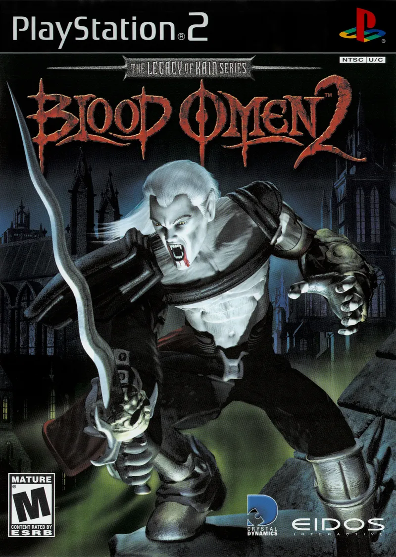 Blood Omen 2: The Legacy of Kain cover art for Sony Playstation 2