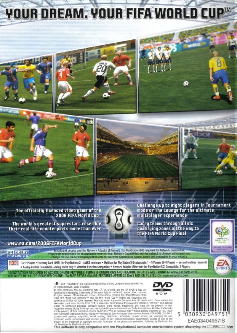 2006 FIFA World Cup box back