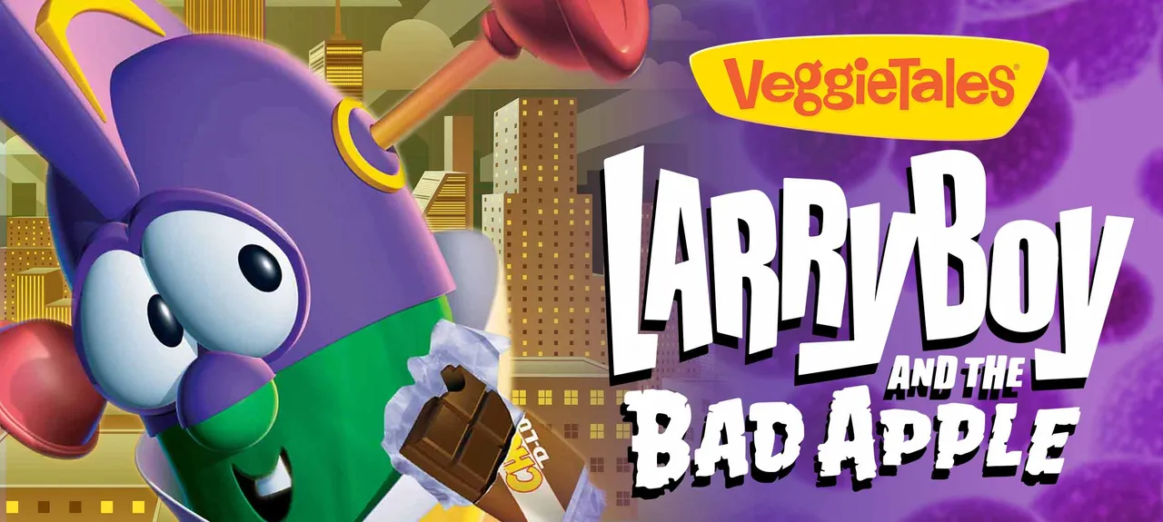 Backdrop artwork for VeggieTales: LarryBoy and the Bad Apple
