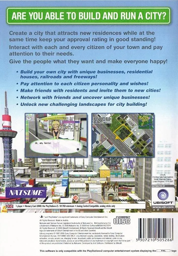 Metropolismania 2 box back