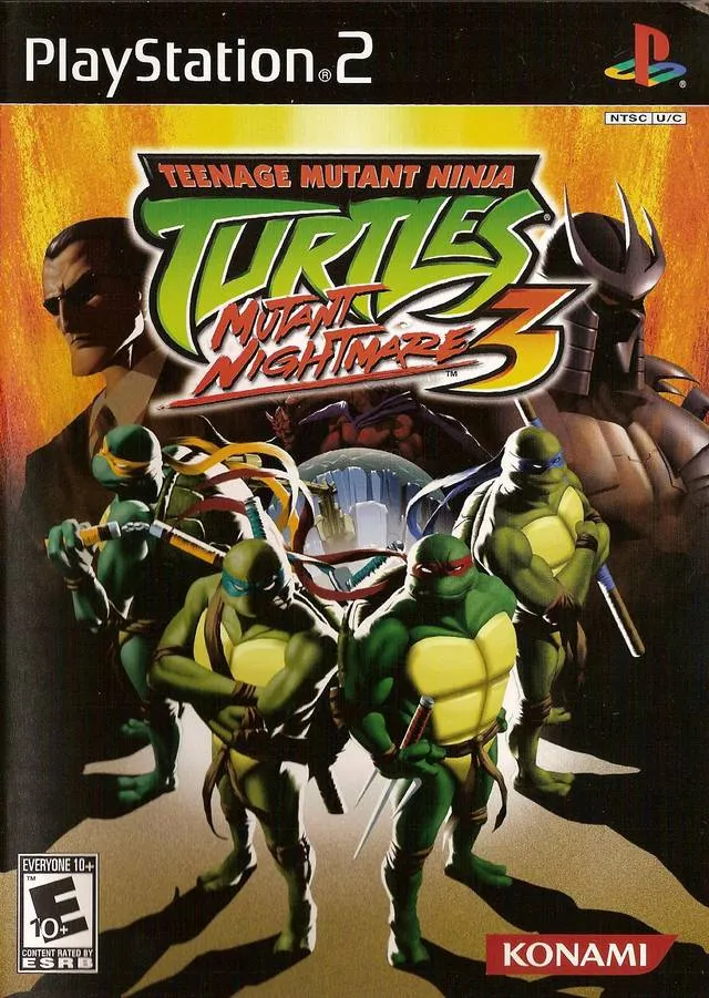 Backdrop artwork for Teenage Mutant Ninja Turtles 3: Mutant Nightmare